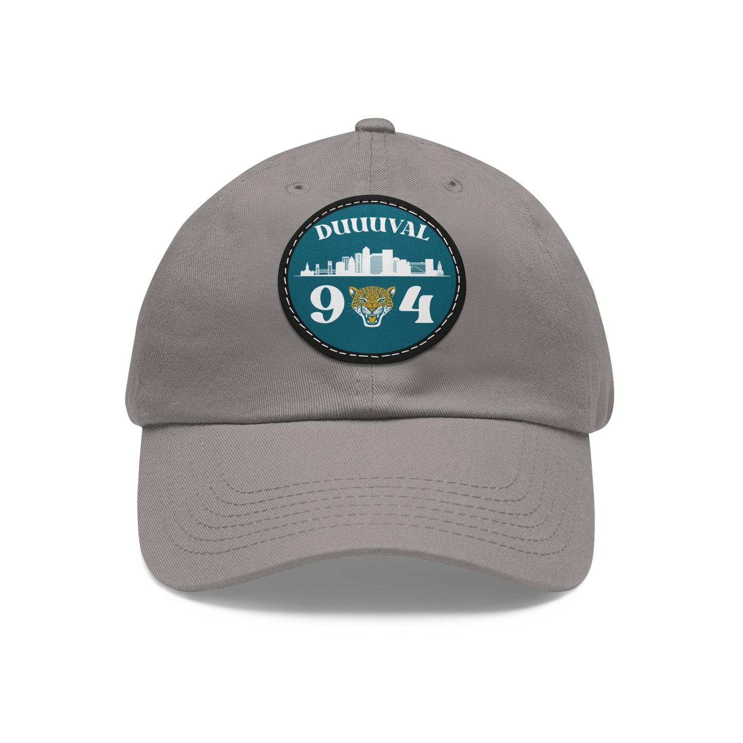904 Jags Dad Hat with Leather Patch (Round)