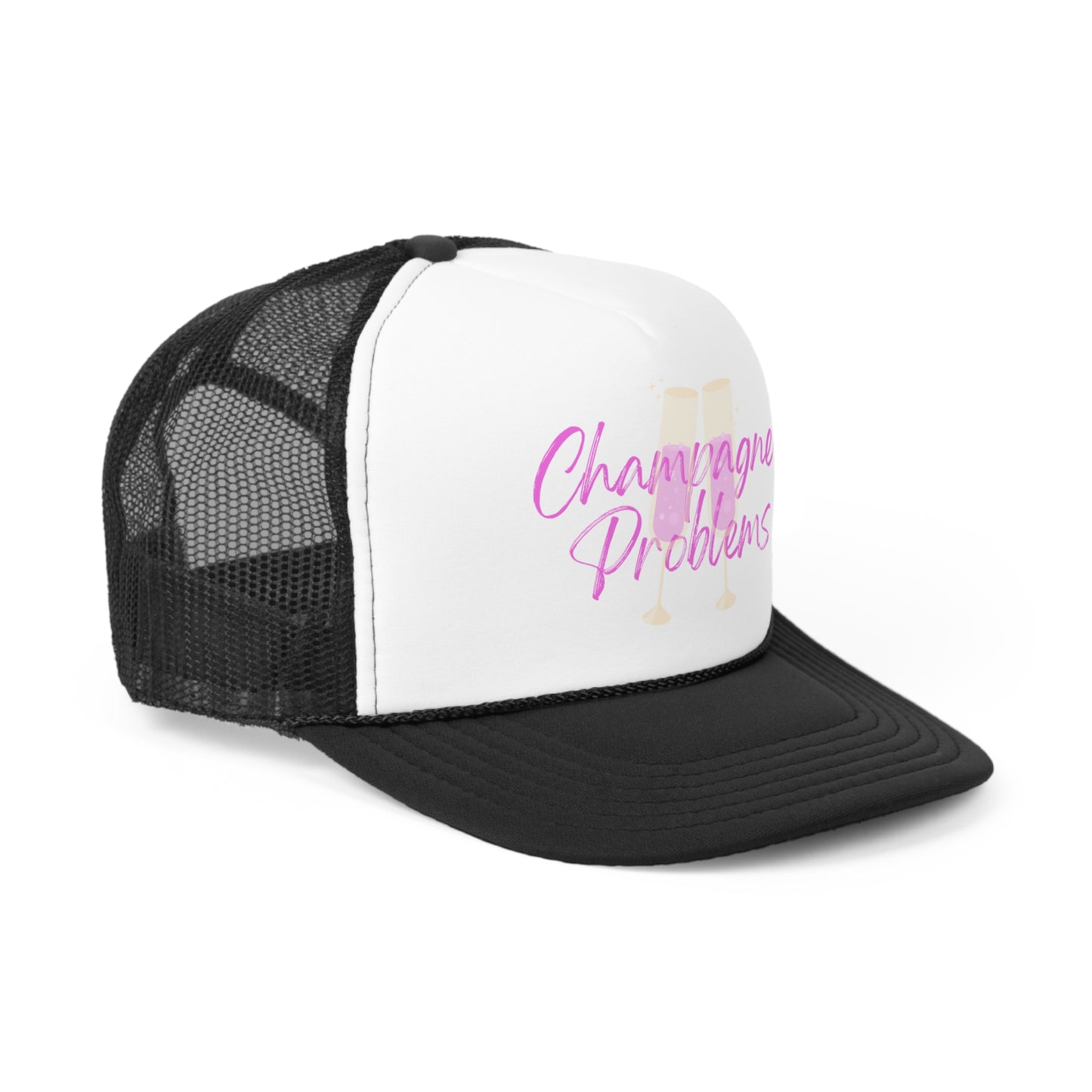 Champagne Problems Trucker Hat