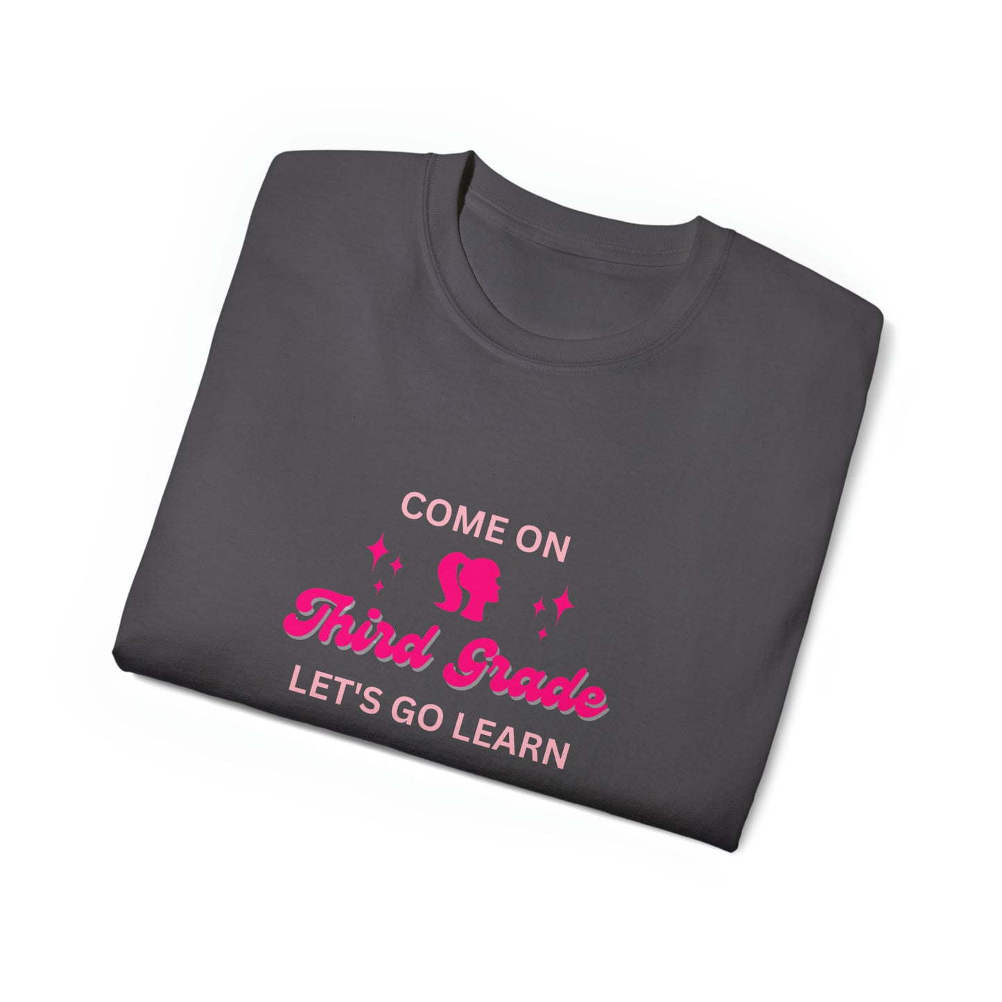 Come On Let's Go Learn Barbie Teacher Edition Third Grade, Barbie, Third Grade TShirt, Barbie TShirt