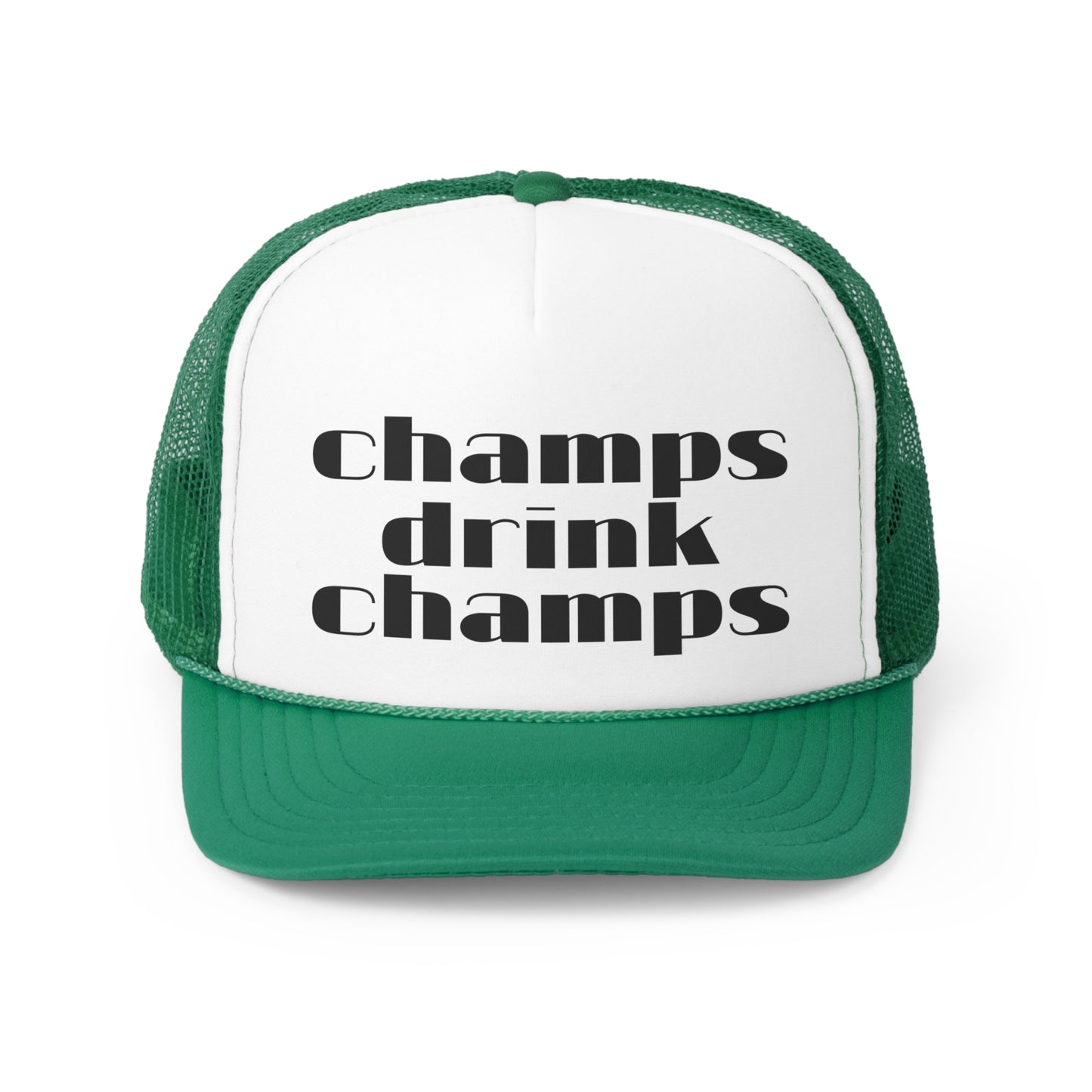Champagne Trucker Hat, Champagne Hat, Trucker Hat, Champs Drink Champs Hat, Champagne