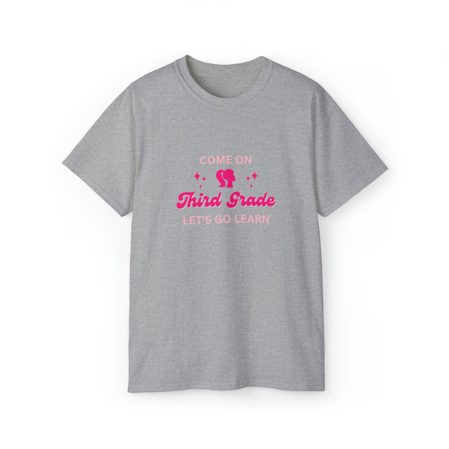 Come On Let's Go Learn Barbie Teacher Edition Third Grade, Barbie, Third Grade TShirt, Barbie TShirt