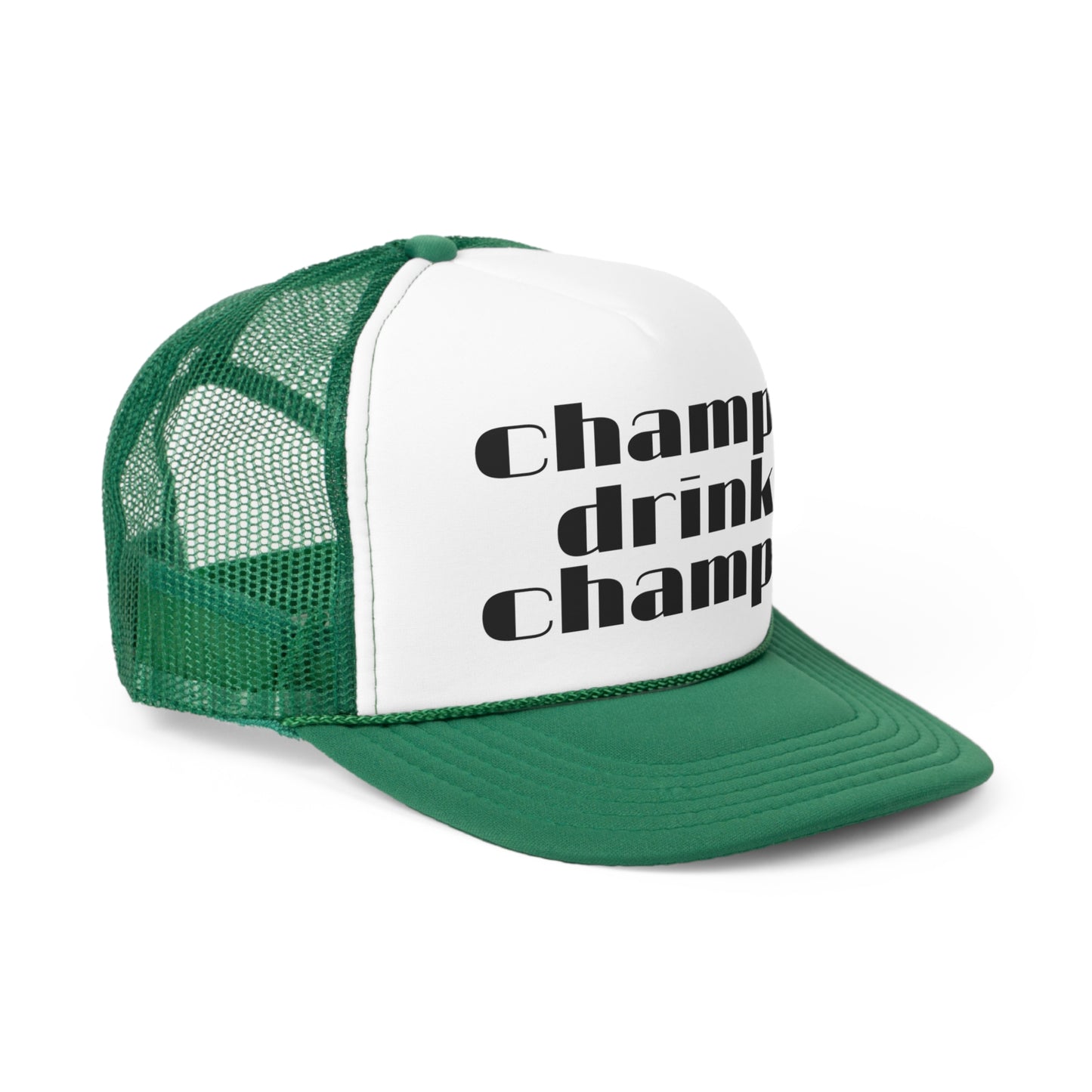 Champagne Trucker Hat, Champagne Hat, Trucker Hat, Champs Drink Champs Hat, Champagne