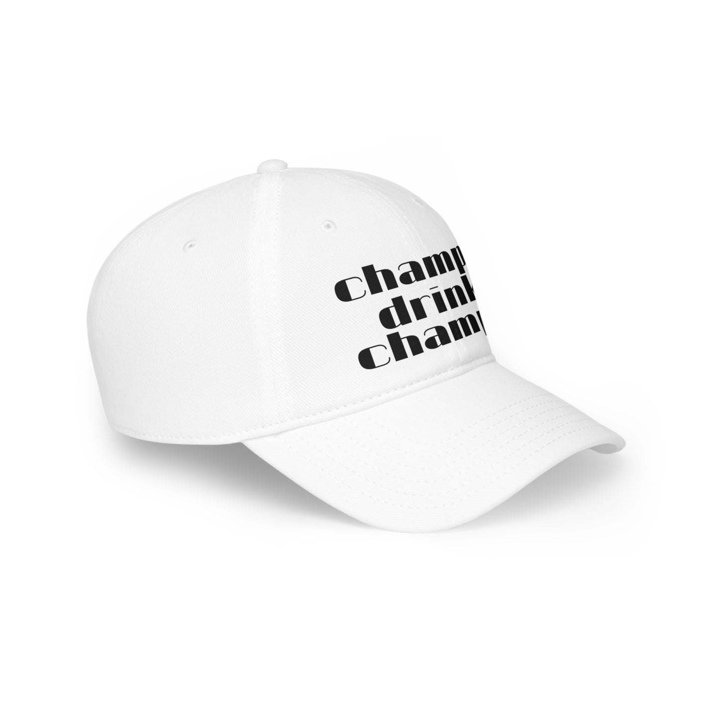Champagne Hat, Champagne Baseball Hat, Champs Drink Champs Hat, Champagne