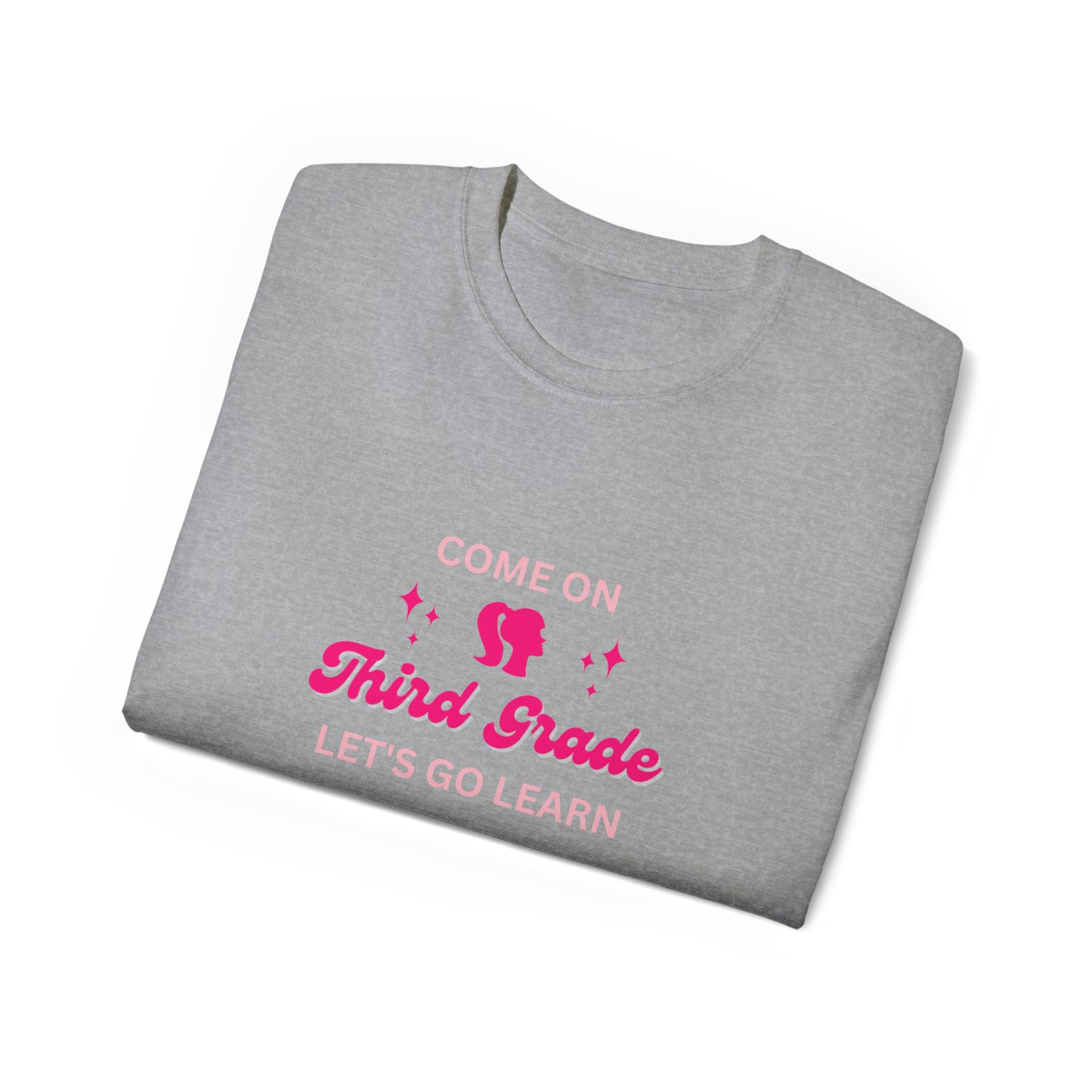 Come On Let's Go Learn Barbie Teacher Edition Third Grade, Barbie, Third Grade TShirt, Barbie TShirt