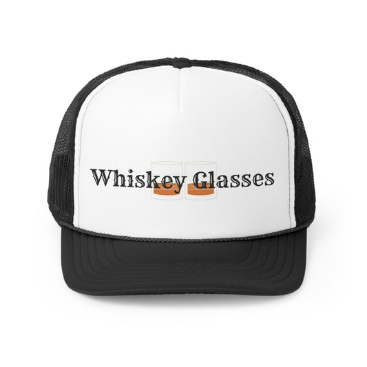 Whiskey Glasses Trucker Hat