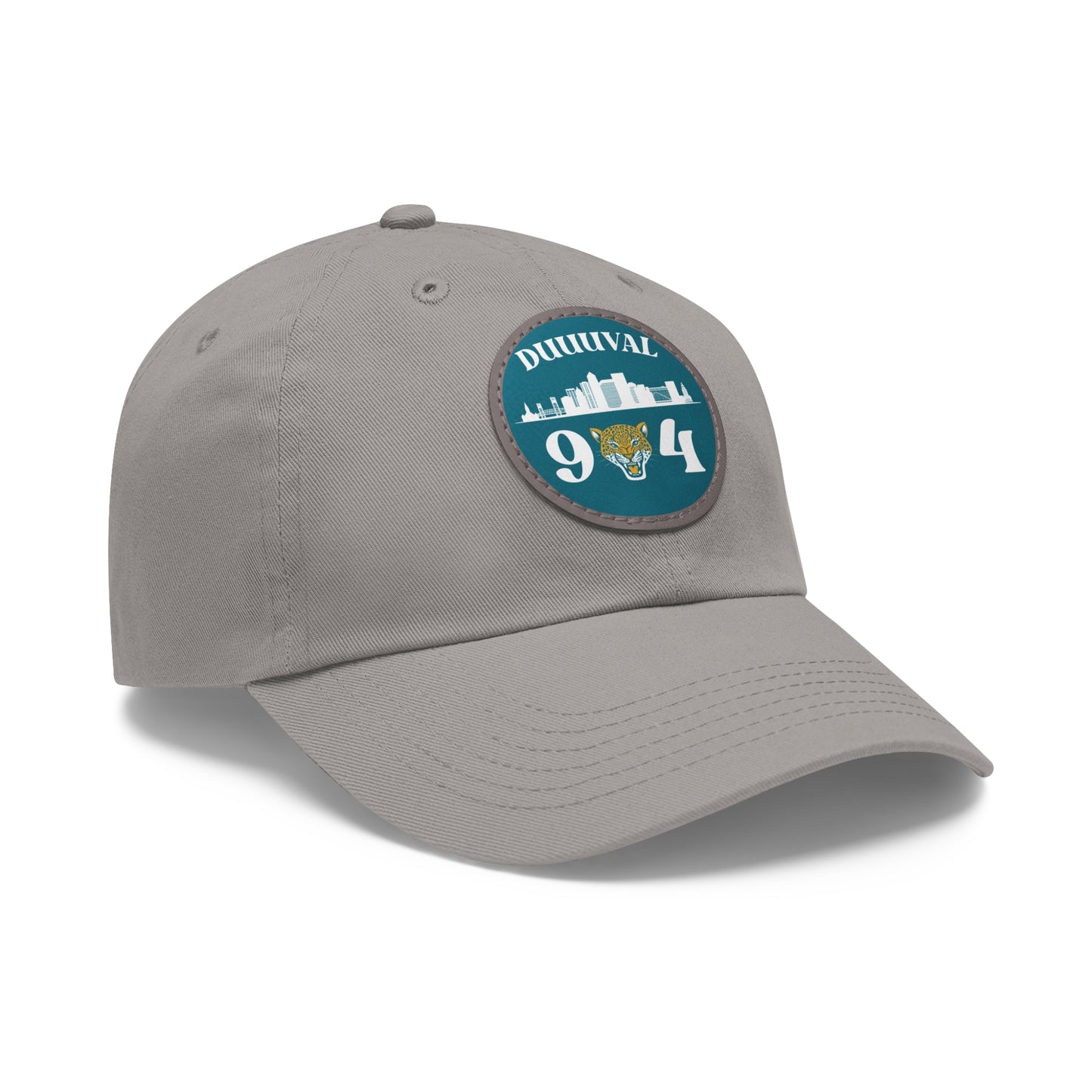 904 Jags Dad Hat with Leather Patch (Round)