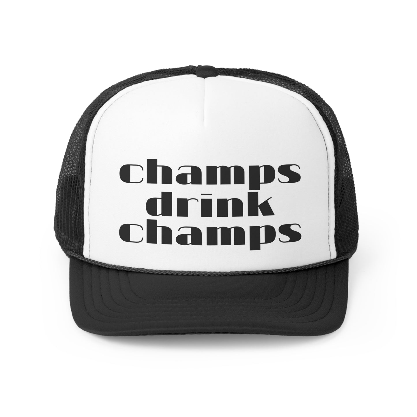 Champagne Trucker Hat, Champagne Hat, Trucker Hat, Champs Drink Champs Hat, Champagne