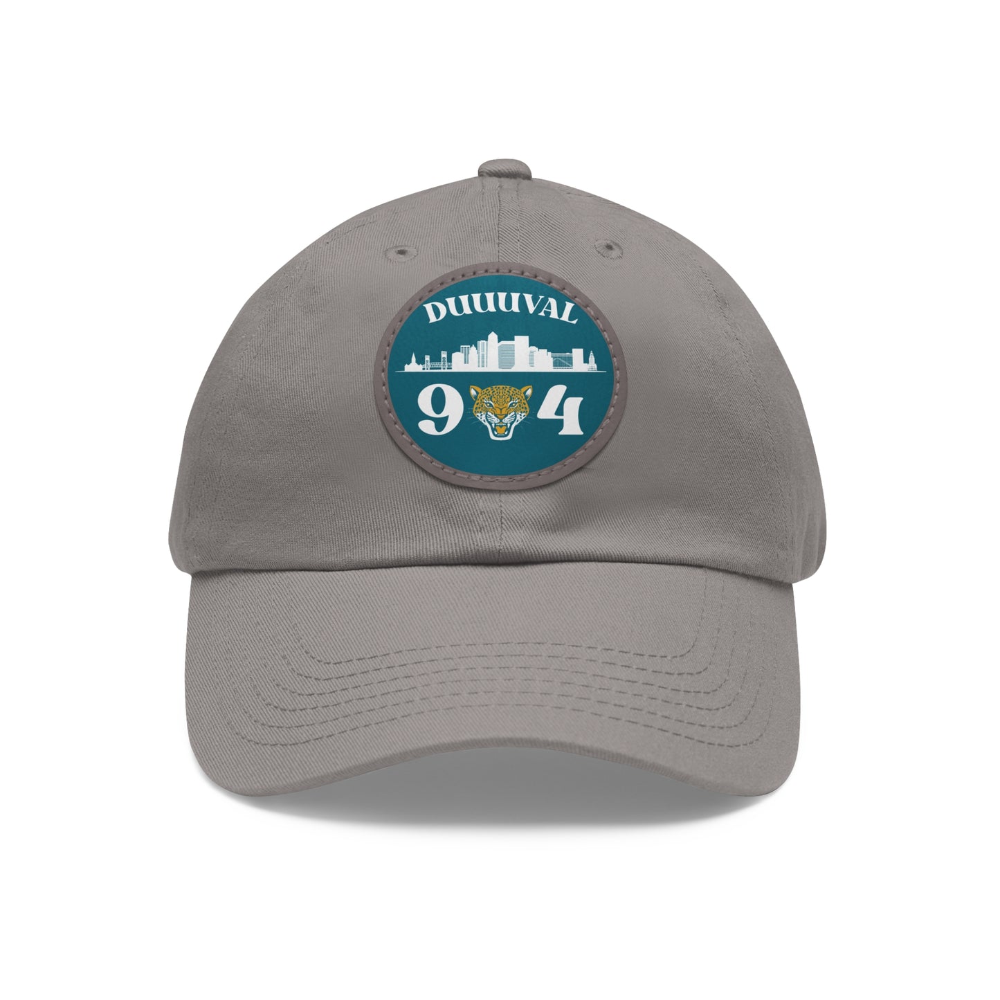 904 Jags Dad Hat with Leather Patch (Round)