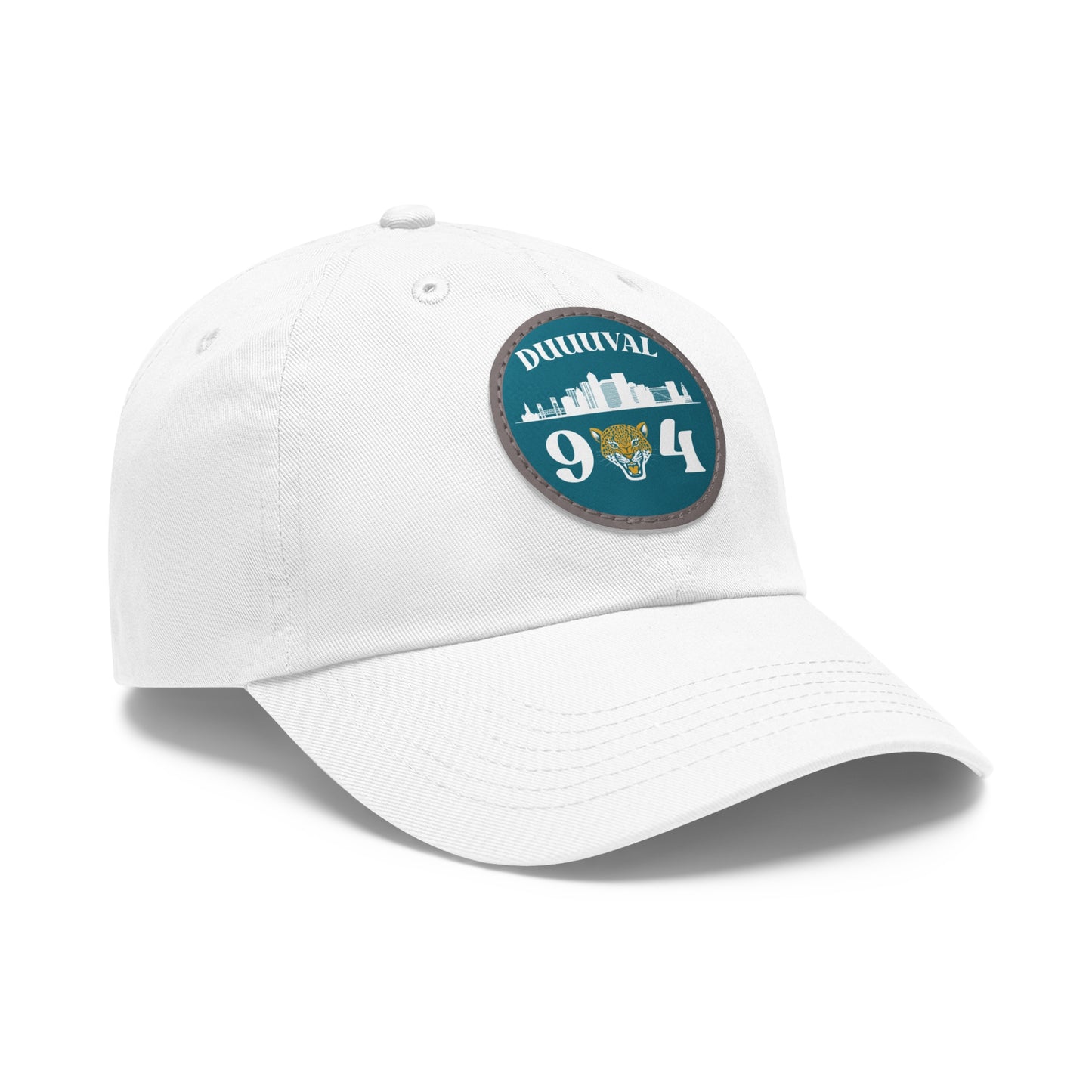 904 Jags Dad Hat with Leather Patch (Round)